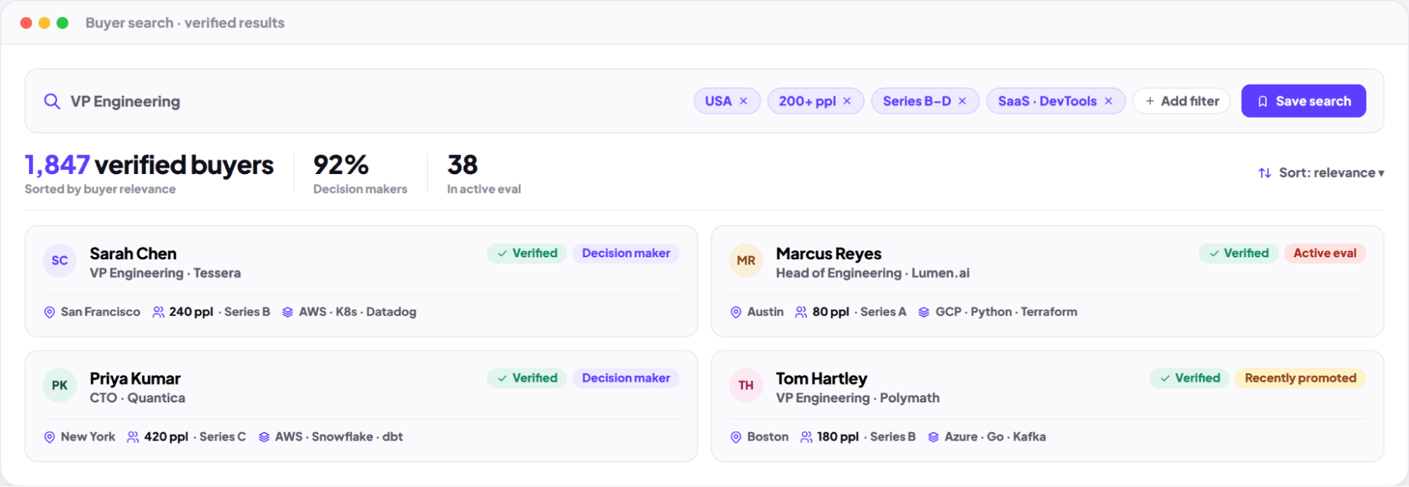 Search - Buyer discovery overview (image placeholder)
